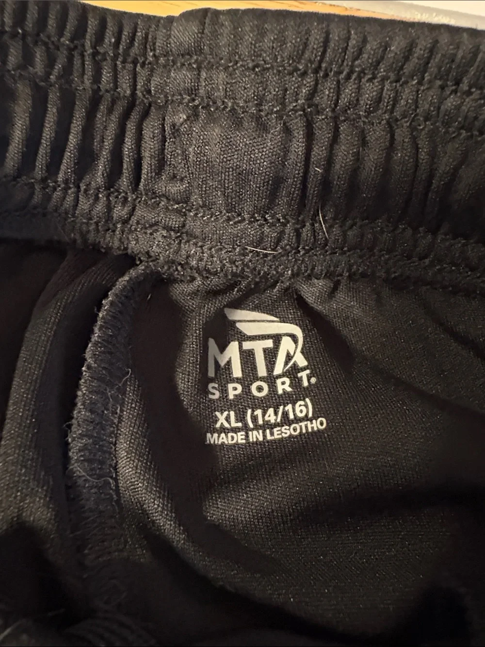MTA Sport Black Boys Athletic Shorts with Elastic Waistband
